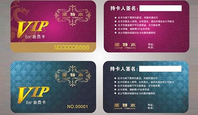 Tarjetas de membresía
