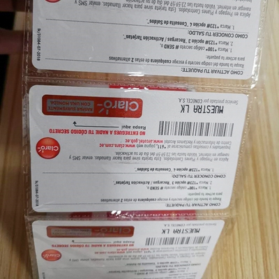 Tarjetas rasca y gana
